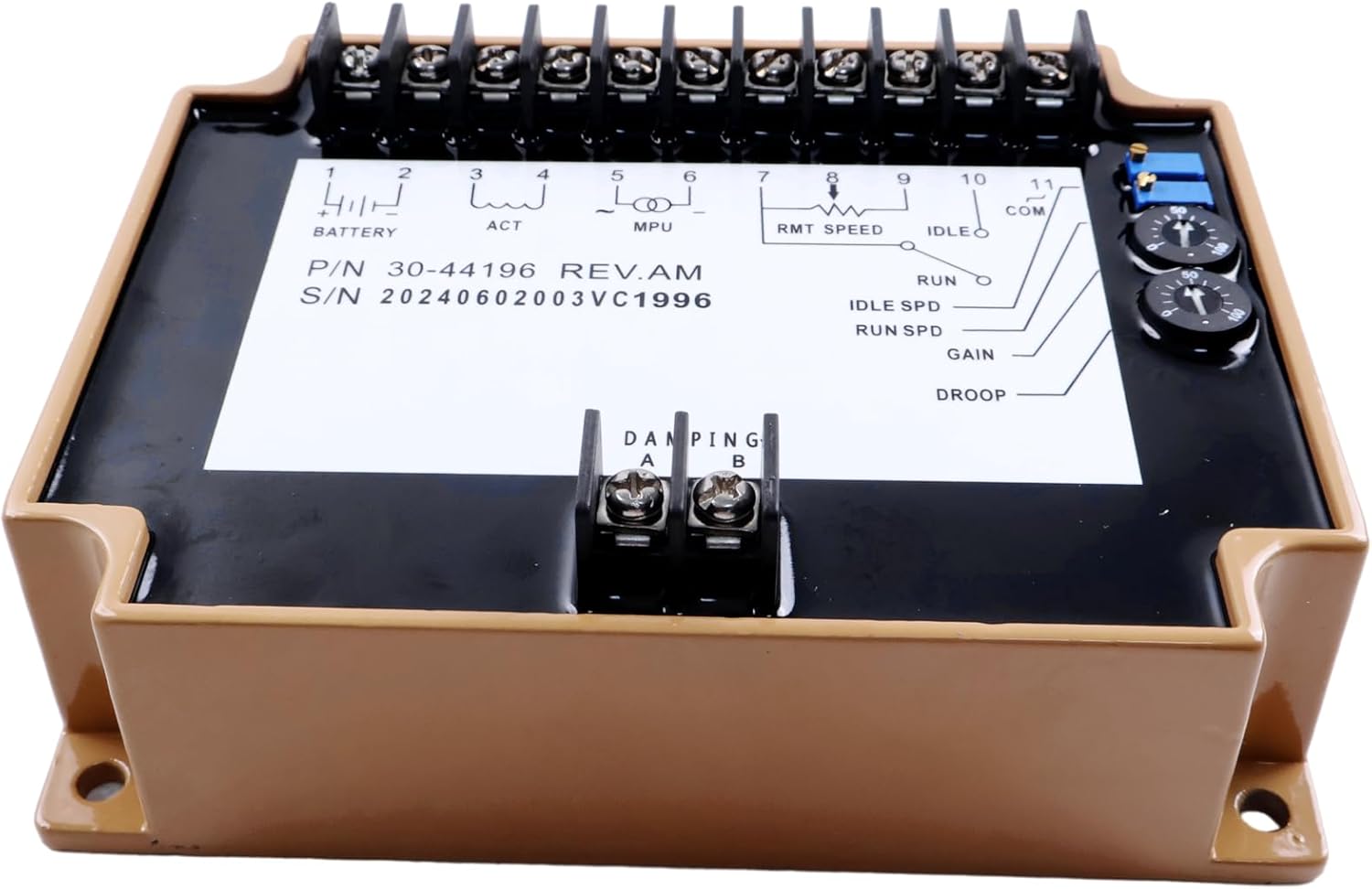 Electronic Speed Controller Governor EFC3044196 3044196 Compatible with Cummins 12-24V Generator