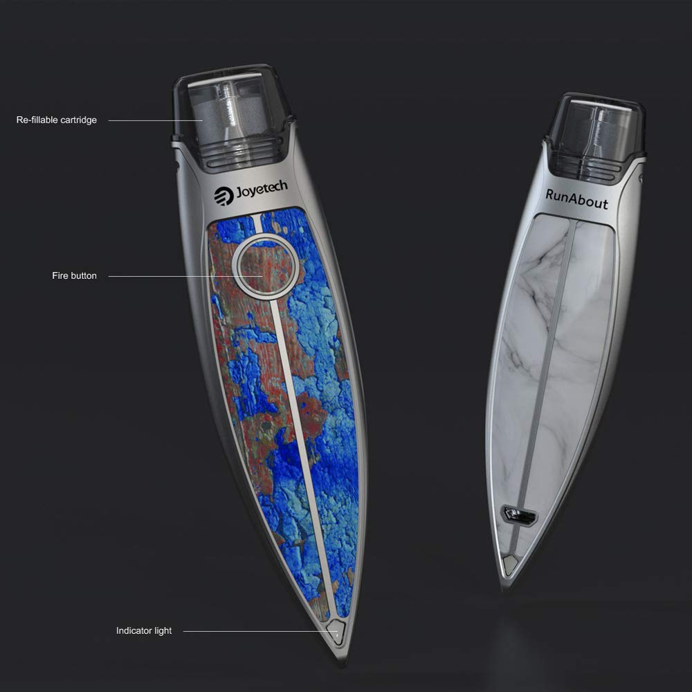 Joyetech RunAbout Pod System Vape Kit 480 mAh Original E Cigarette  Vaporizer 2 ml Tank No Nicotine No Tobacco : Amazon.de: Electronics & Photo