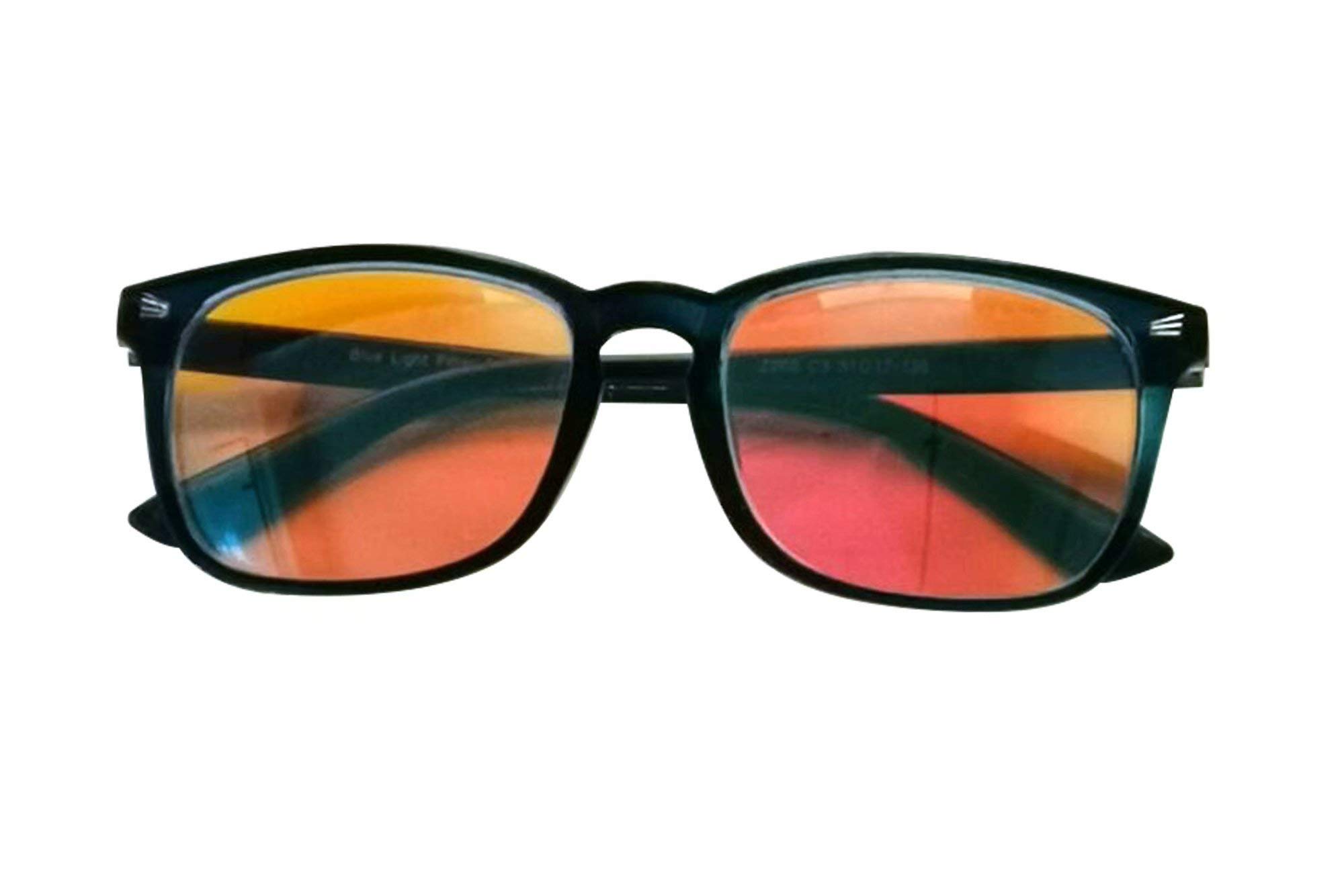 SHINU Farbenblinde Brille Damen and Herren Farbenblinde Brille Geeignet zum Menschen mit Farbe Blind Kurzsichtigkeit Brille Lesebrill-RN8068(C3,Lesebrille 3.50)