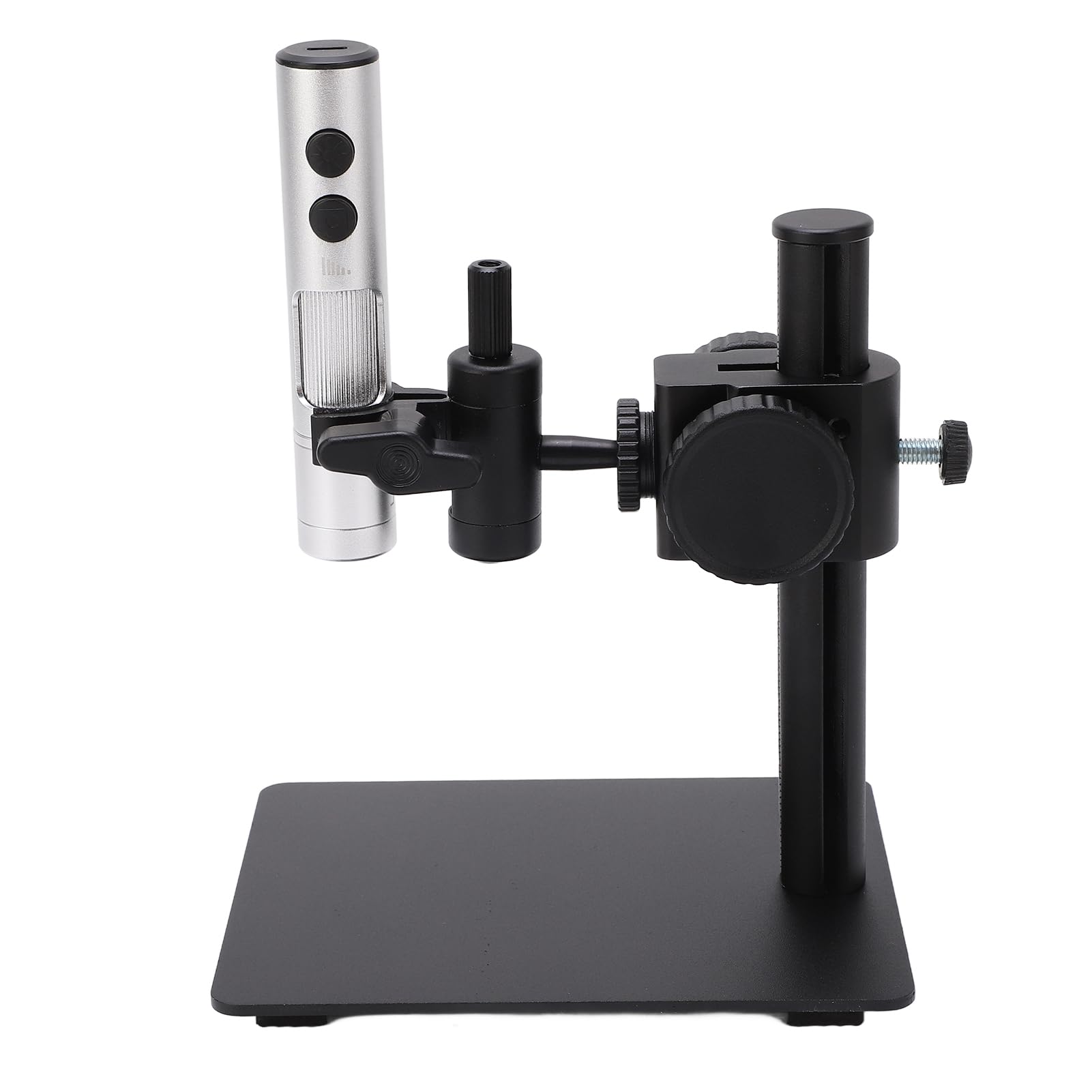 Hyuduo Digitales Mikroskop, USB-Mikroskop mit ABS-Gehäuse aus Aluminiumlegierung, 12 MP, 3840 X 3104 Auflösung, 4 LED-Frontlicht Bis zu 750 X für Mikrobetrachtungsinspektion und Hobbygebrauch