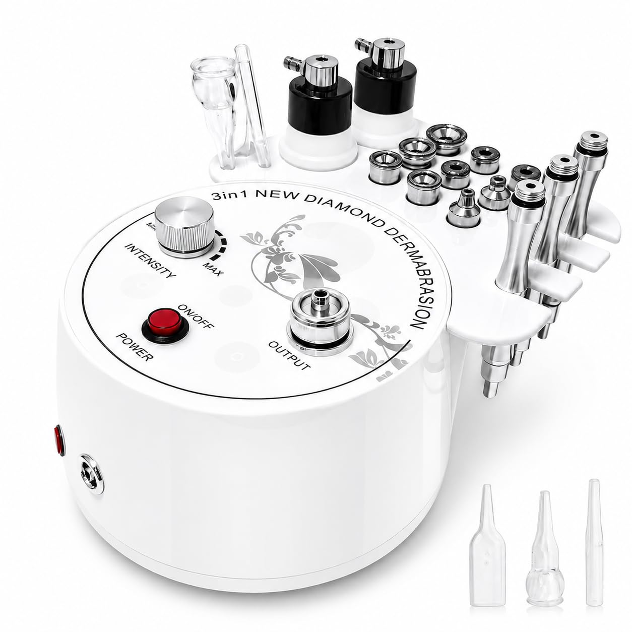 Yofuly Diamond Mic-ro_der-ma/bra+sion Machine Professional, versión de actualización 3 en 1, equipo de salón de belleza facial para uso doméstico, gran potencia de succión