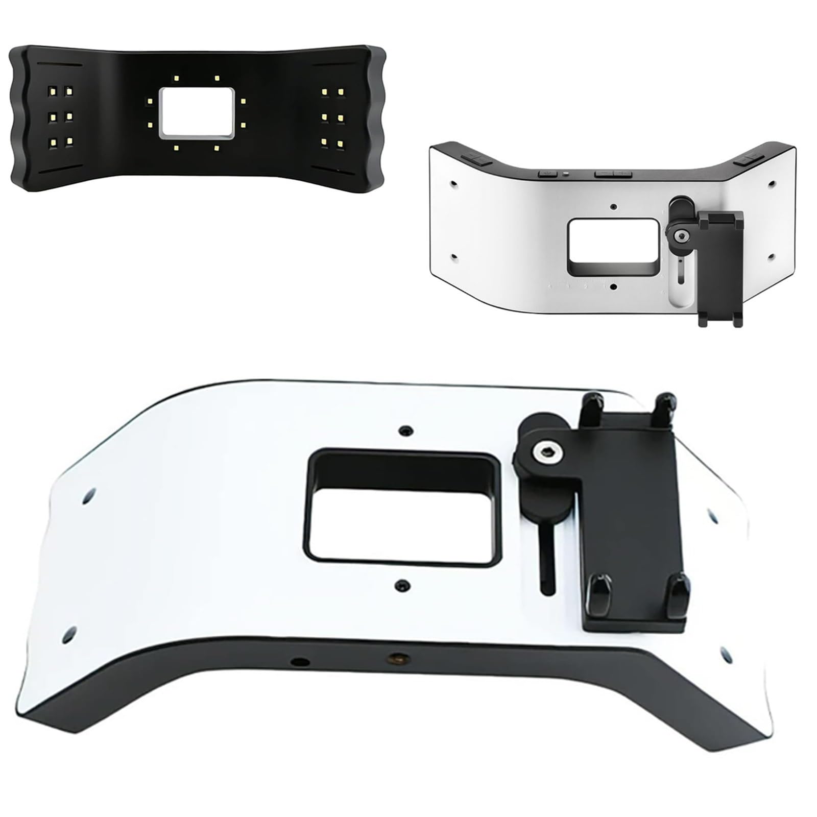 Luz de fotografía LED dental ajustable, luces de relleno LED con soporte for trípode, 5 modos de temperatura de color, salida de 32000 Lux, for intraoral, belleza, fotografía