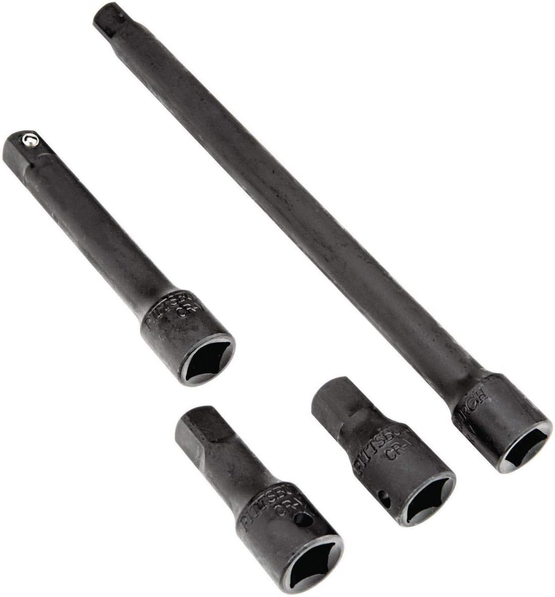 4 Piece 1/2" Drive Impact Extension Set (1 3/4", 2 1/2", 4 1/4" & 9 1/4