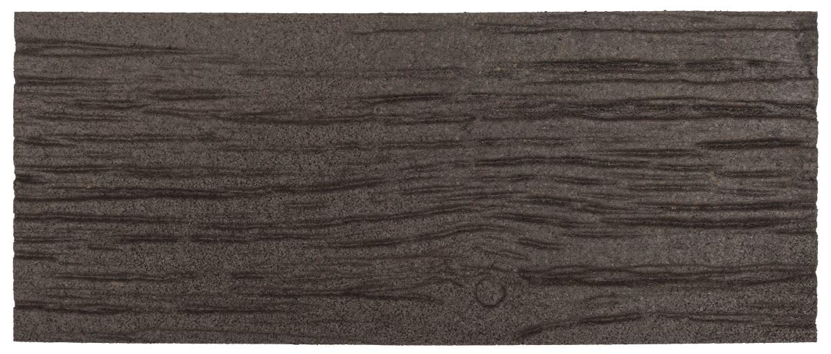 Trittstein 1 Stück, Gartenplatte Bahnschwelle, Gehwegplatte, Beetplatte, Laufplatte aus Gummi, 60 x 25 x 1,7 cm