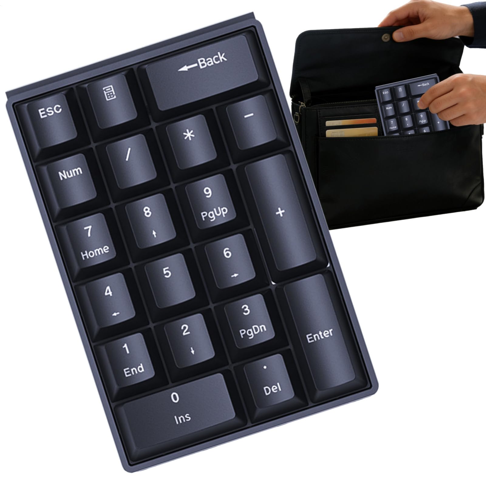 Teclado numérico compacto que optimiza la introducción de datos en PC 8