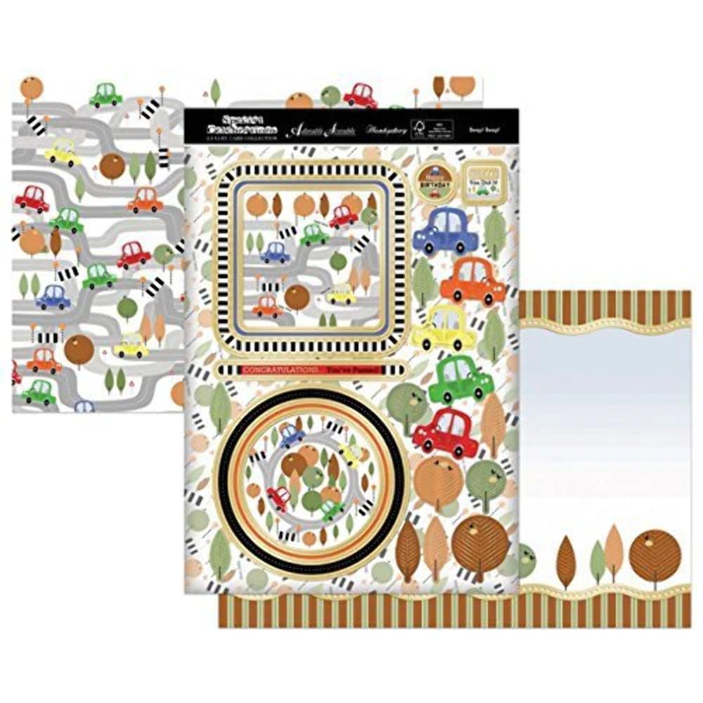 Hunkydory Crafts Multicolor Hunkydory Craftshunkydory Celebrations A4 Topper Set-Beep Beep, Other, Multicoloured
