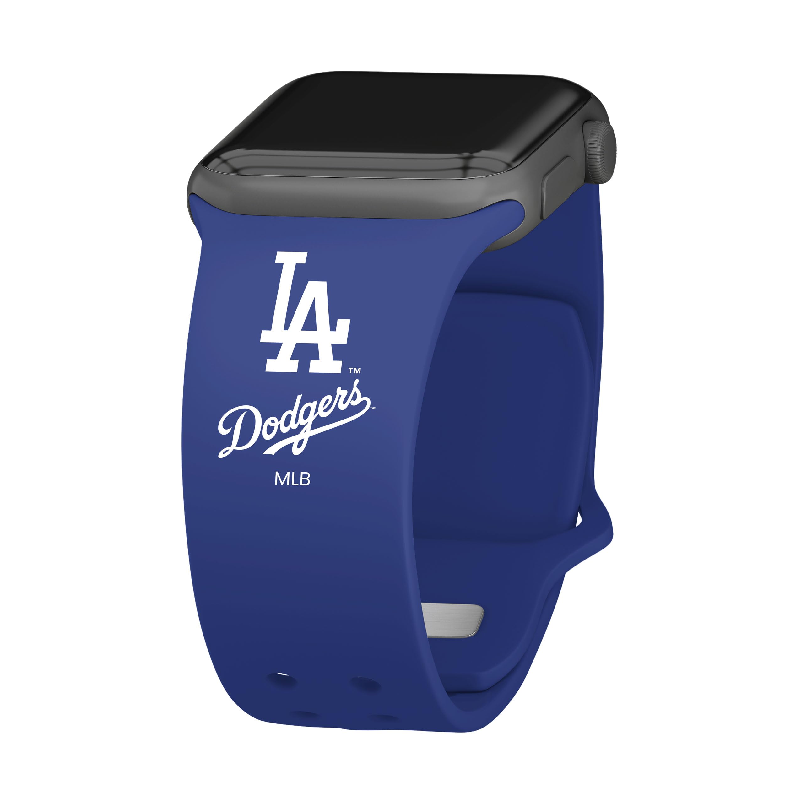 Los Angeles Dodgers HD Elite Edition Watch Band Compatible with Apple Watch (42/44/45mm Short)