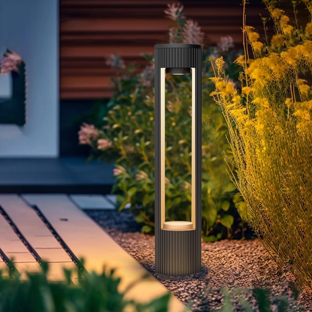 Borne lumineuse pour allée extérieure étanche afin d'éclairer vos soirées sur la terrasse