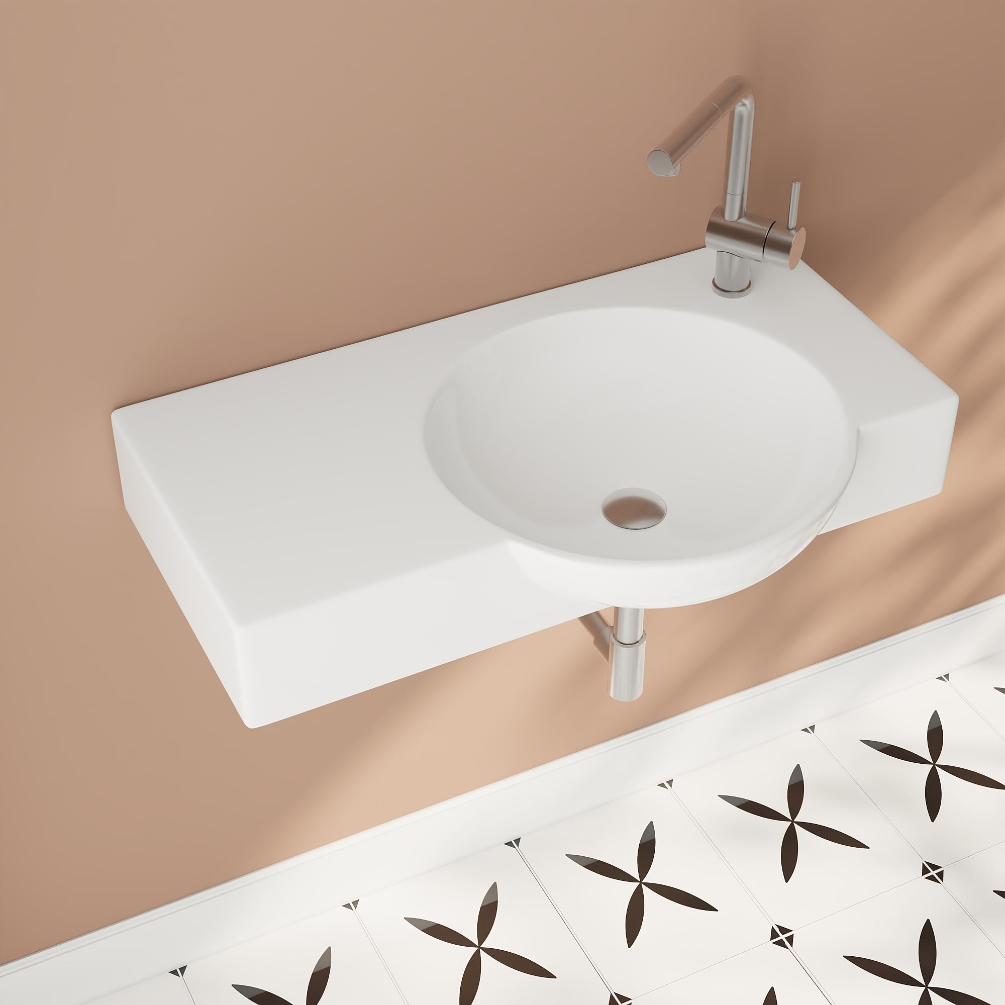 DeerValley 30 inch Wall Mounted Sink