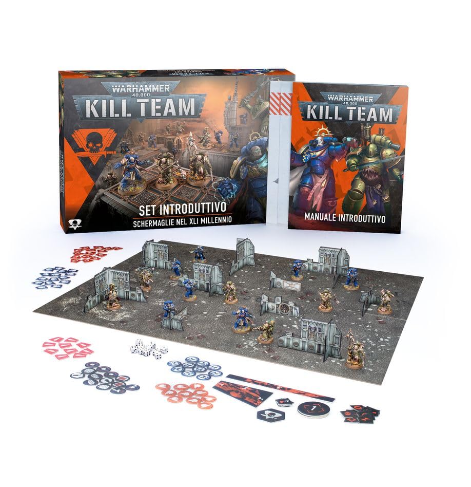 Warhammer Gioco in scatola Kill Team set introduttivo in Italiano Schermaglie nel XLI Millennio Games Workshop KillTeam Starter Set ITA miniature
