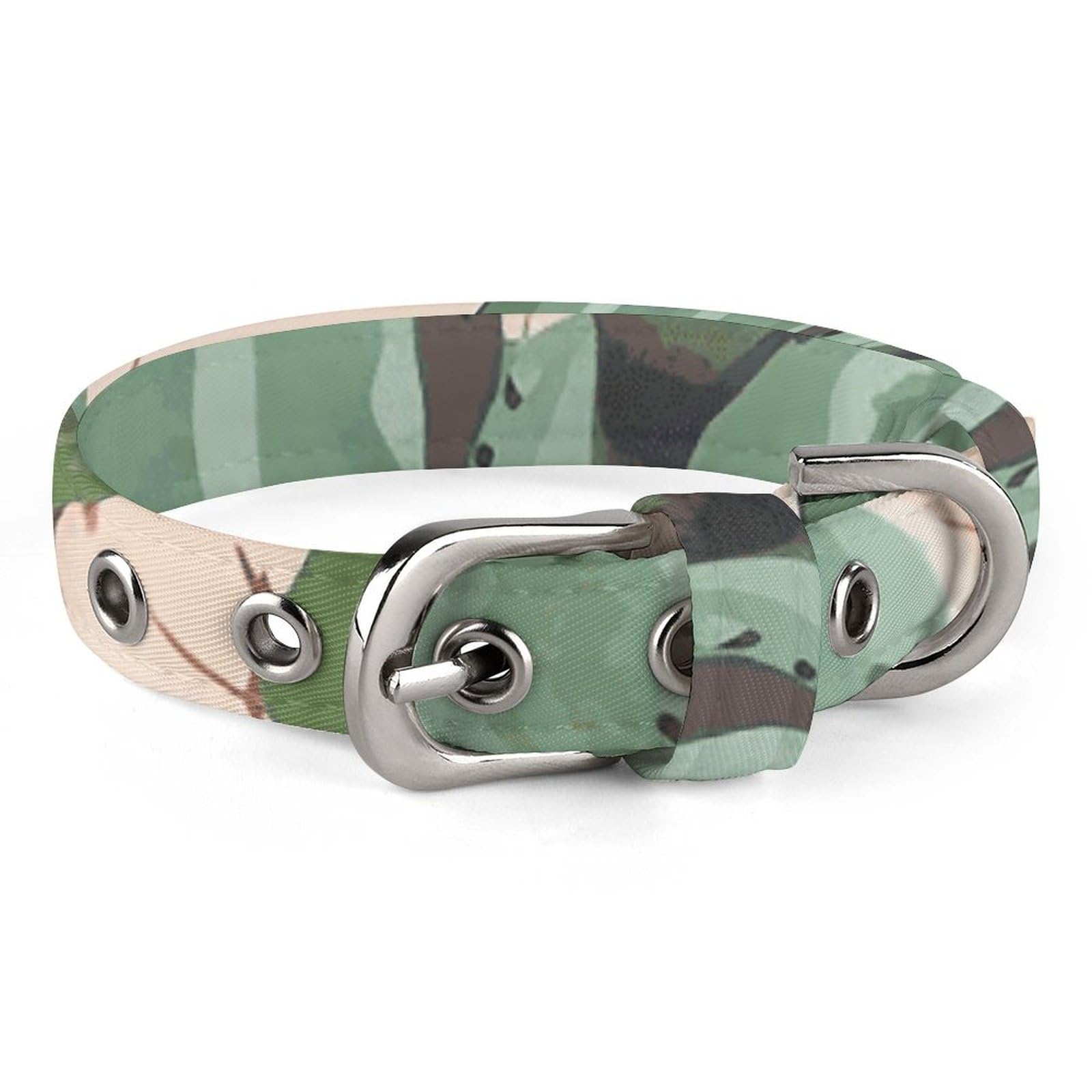 Collier pour chat et chien réglable contre les irritations vert aquarelle