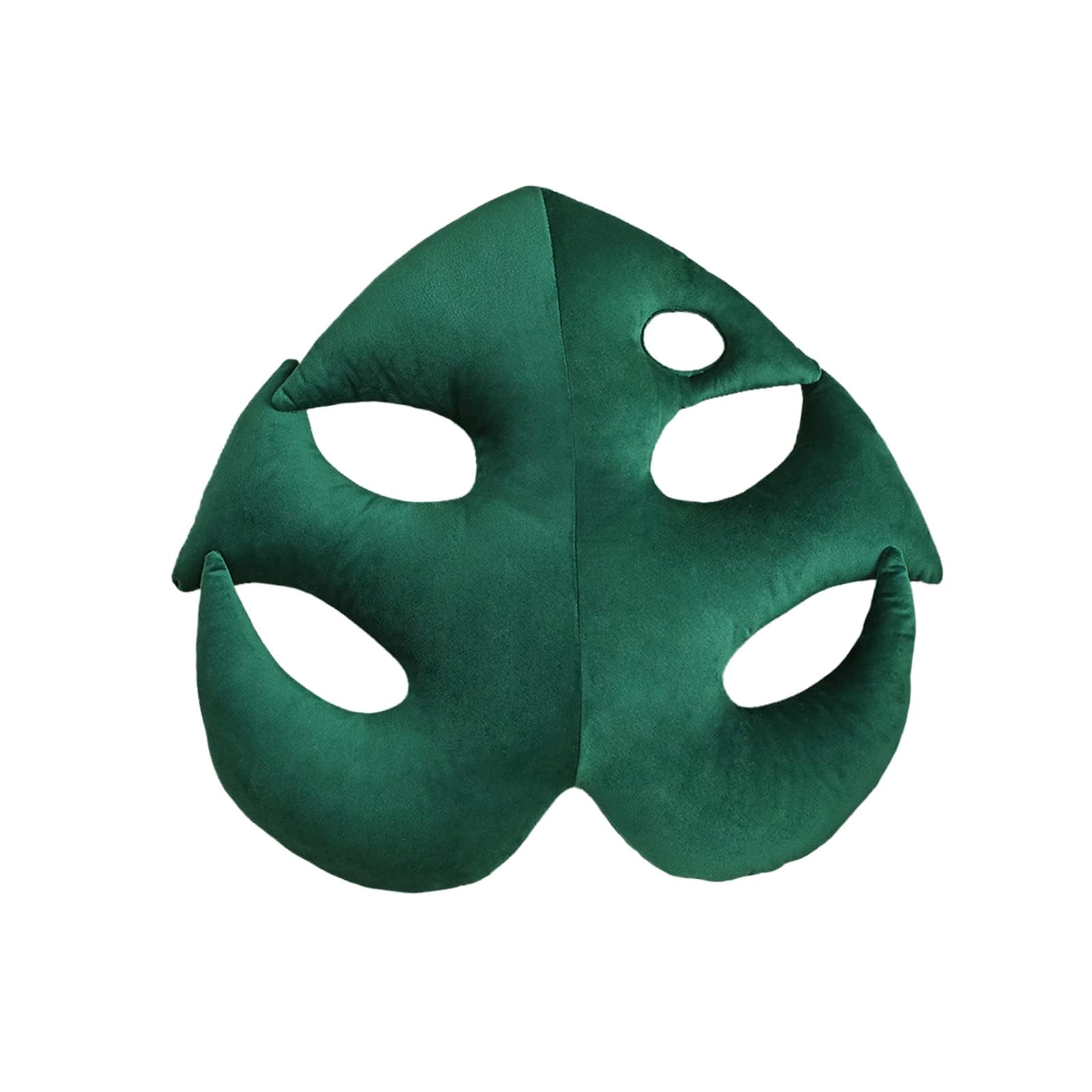 Cuscino a forma di foglia, 52,1 x 48 cm, imbottitura in polipropilene, a forma di 3D, cuscino per piante succulente, grazioso cuscino da pavimento per fate, grunge, decorazione per la casa