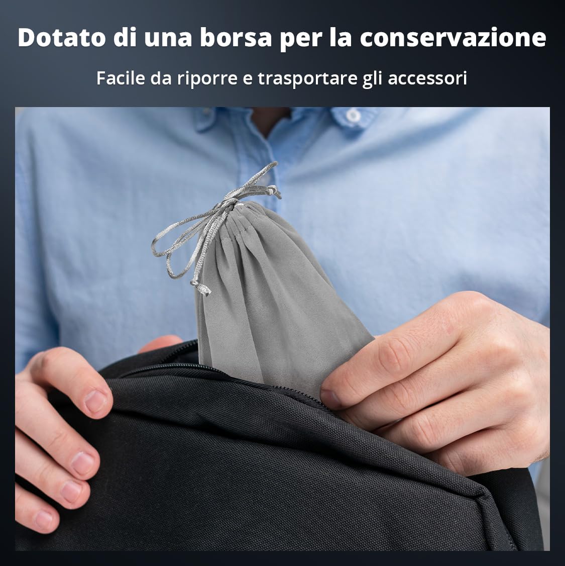 Oasser Mini Compressore Aria Portatile Auto — immagine 9 di 11