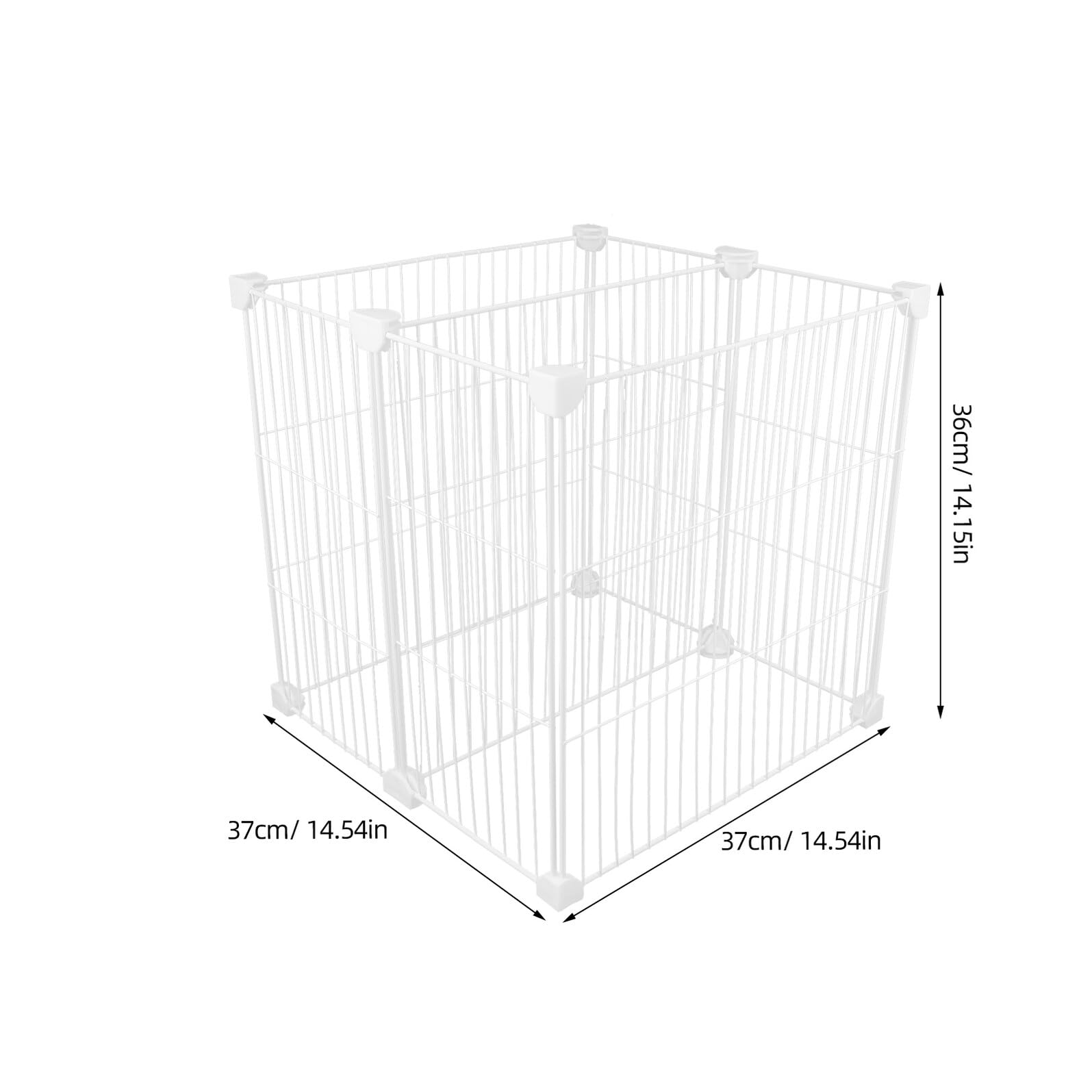 DOITOOL Separador para Congelador Vertical 37x37x36 Cm, Estante Divisorio Metálico Resistente para Organización de Alimentos en Refrigerador y Despensa, Organizador de Almacenamiento