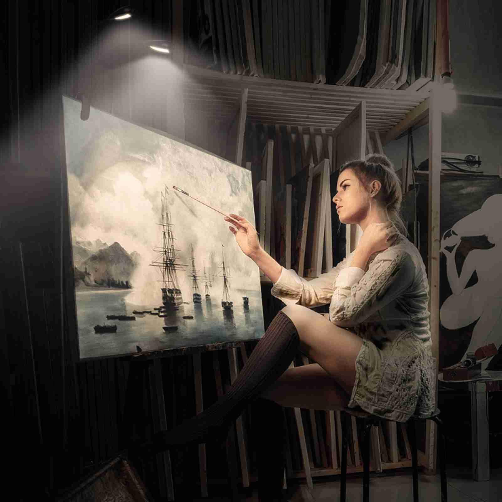 Gsycle Dual End Reading Light, 14 LED 9 Mode Eye Care Book Light Flexible Bed Lamp Clip for Kids Bookworms Students Aldult