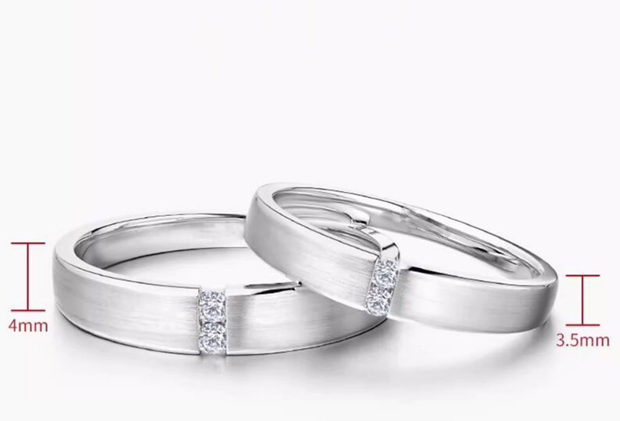 Damskie pierścionki vintage, damskie pierścionki moda z diamentem białe złoto i Pt950 urocze prezenty dla kobiet