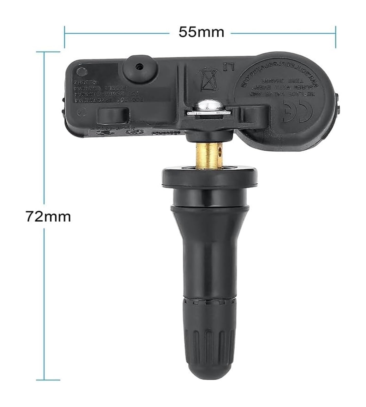 Sensor Interno Neumáticos Auto para Jeep 4X 56029398AB Sistemas De Control De Presión De Neumáticos TPMS Sensor De Presión De Neumáticos