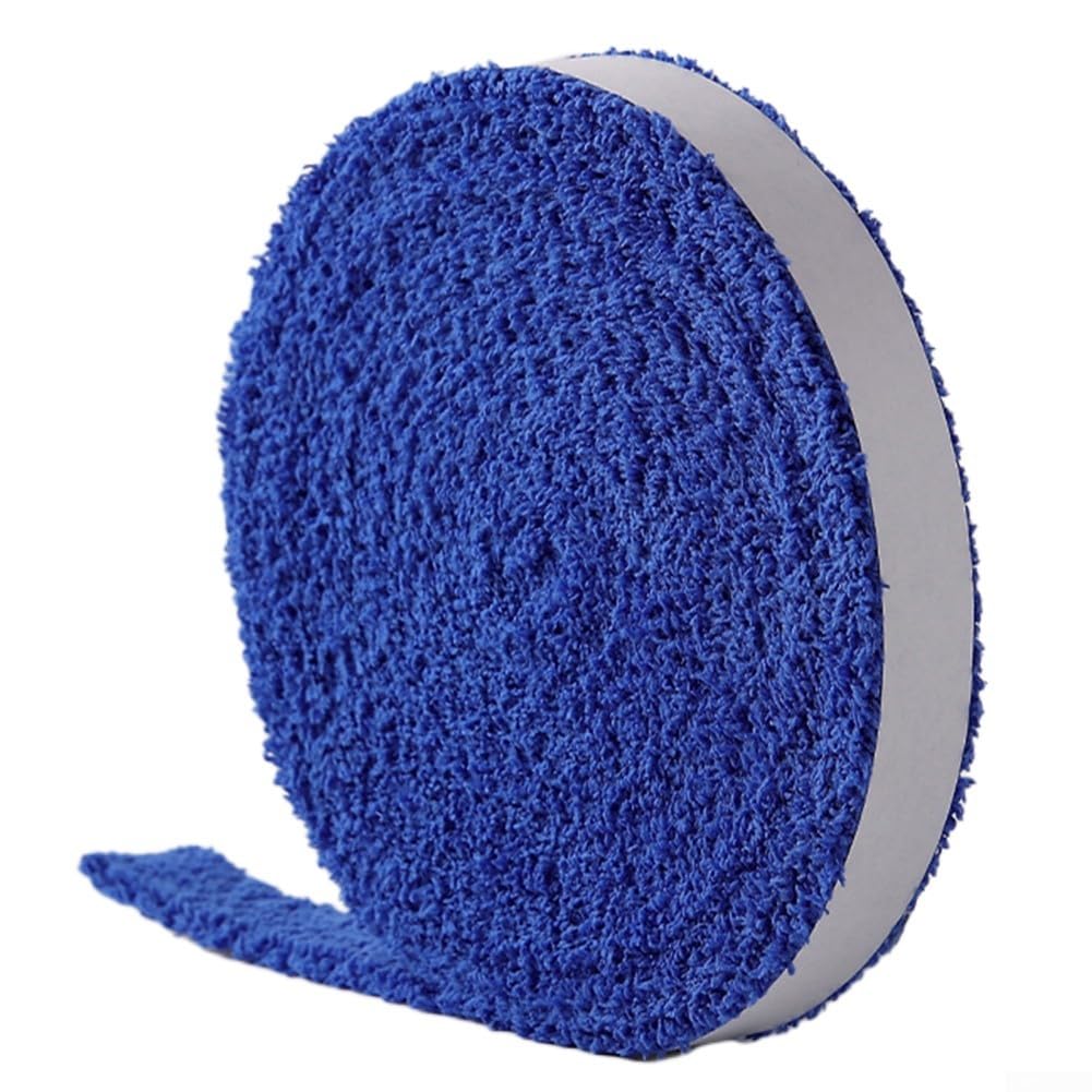 10M Toalla Grip Wrap para raquetas de bádminton y tenis, cómodo y antideslizante (blanco)