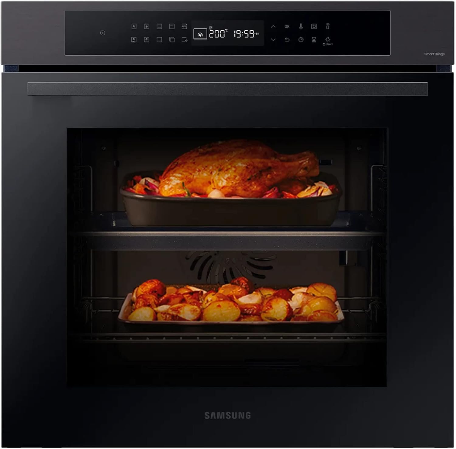 Forno Elettrico Ventilato Multifunzione 76 Litri Classe A+ Nero - NV7B4040VBB [Classe di efficienza energetica A]