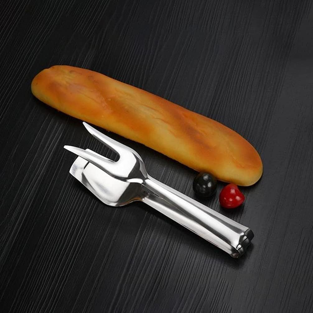2Pcs Bread Tongs Stainless Steel Buffet Tongs Food Serving Tongs Kitchen Clamps for Serving Buffet Salad Ice Appetizers Desserts