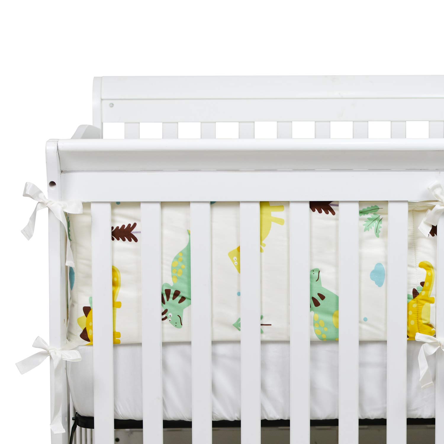 dinosaur cot bumper