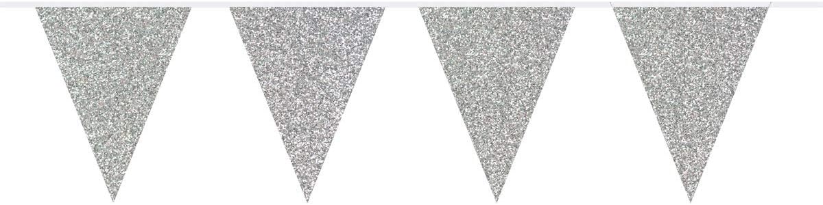 Folat 60236 Rose Gold Glitter Bunting Garland-6 m