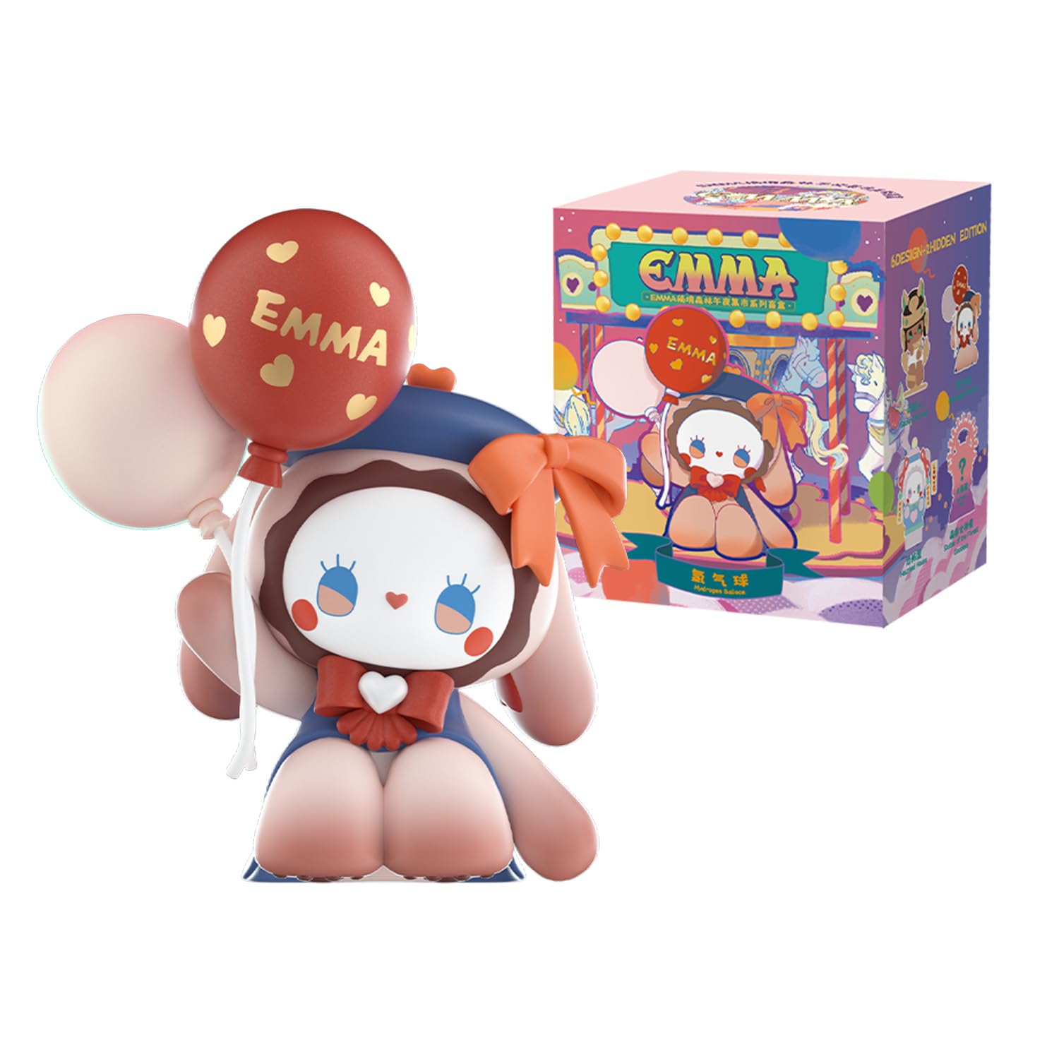Emma Secret Forest Midnight Market Blind Box - 1 Random Figure (10cm) Kawaii Mystery Collectible Figure, 8 Designs + 1 Rare + 1 Super Rare