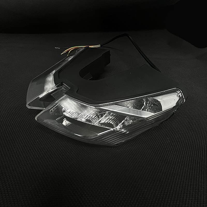 Miniatura 2 de Luces de freno traseras LED intermitentes integradas compatibles con DUCATI HYPERMOTARD 821 939 950 SP 2012-2021 (transparente)