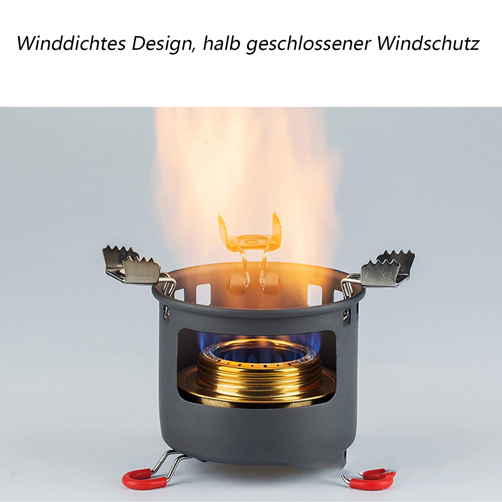Spirituskocher Für Innenräume,Mit 1,4-Liter-Wasserkocher,tragbare spirituskocher fiir innenraume,Geeignet Für Indoor Und Camping,Spirituskocher Innenräume