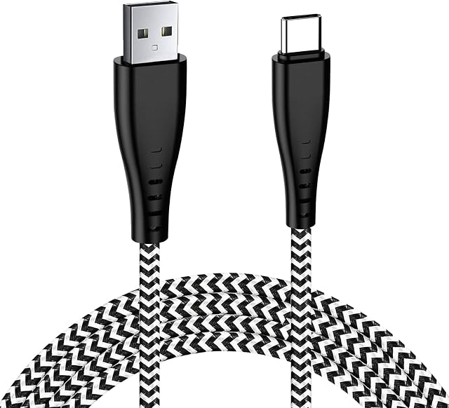 USB Type C Cable Fast Charge 2M,3A Charger Cable Charging Lead for Samsung Galaxy A50 A70 A51 A71 5G A41 A21S A31 A23 A40 A42 A32 A90 A20 A20S A30 A33 A72 A73 Note 9 8 10 20 A20E M11 M23 M33 M53