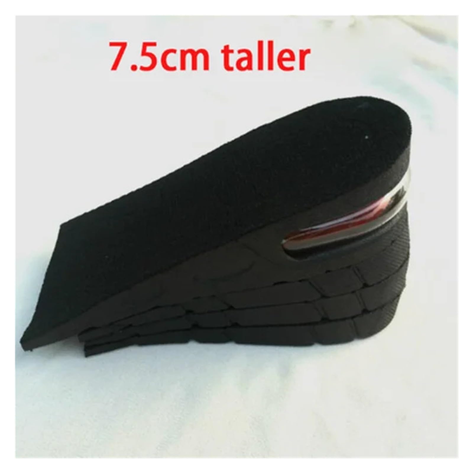 3 pares de plantillas aumento altura for hombres y mujeres, zapatos con elevador, cojín, zapatillas deporte unisex, inserto elevación del talón Para Zapatos(Heighten 7.5cm)