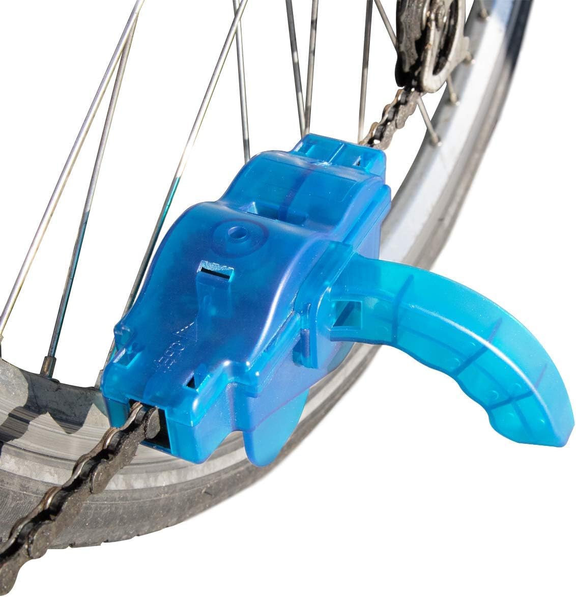 Set Di 3 Spazzole Per Pulizia Bicicletta, Setole In Nylon, Per Catena, Pignoni E Cassetta, Raschietto Incluso - 2