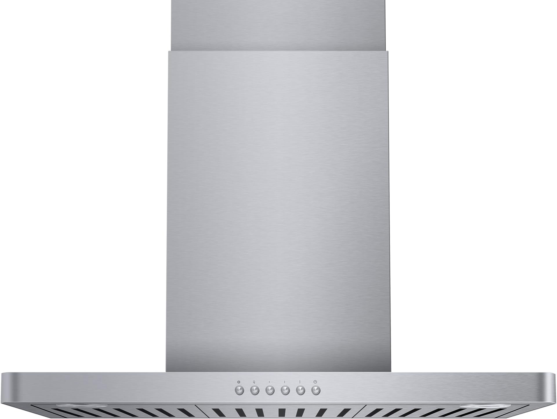 30" Range Hood, 900 CFM Stainless Steel Wall Mount Range Hood with 4 Speed Fan, LED Lights, Push Button, Ultra-Thin Body, Vent Hood Style