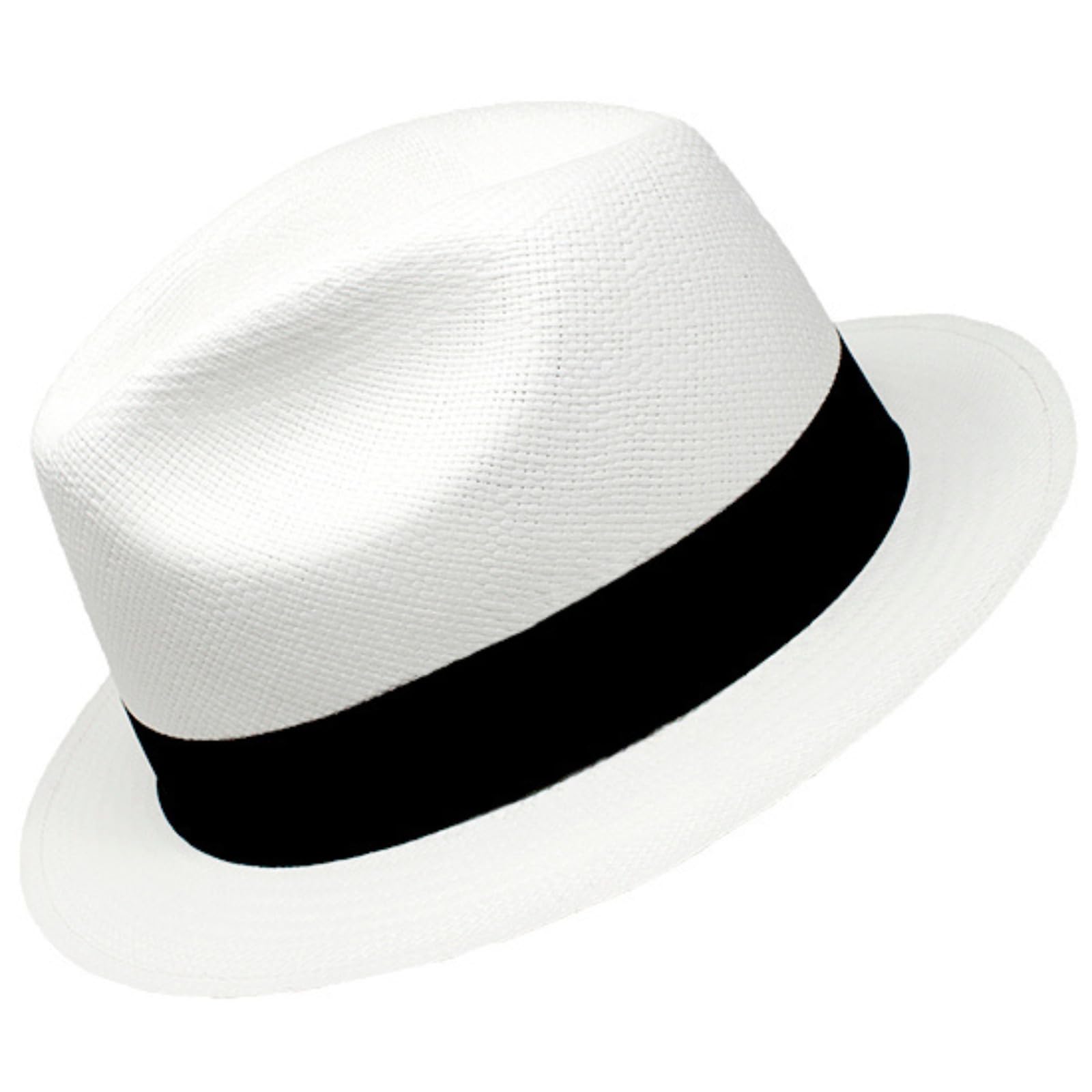 Gamboa Originale Cappello Panama di Paglia per Uomo e Donna Cappelli Borsalino da Sole Protezione Solare UPF 50+
