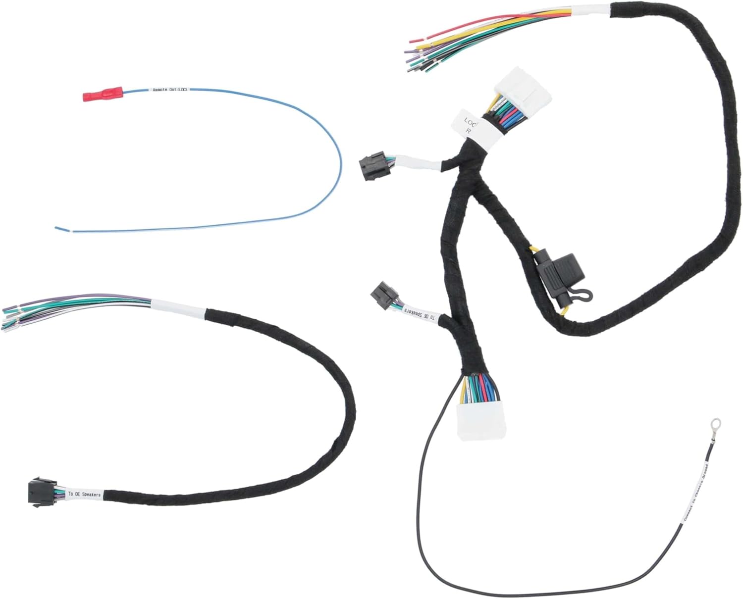 Axxess Integrate by Metra Active LOC T-Harness for 2002-2020 Infiniti Nissan Subaru, Black, Installation Accessory