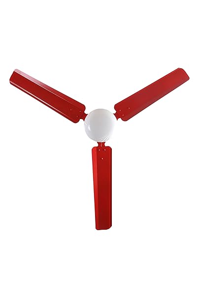 i-Flo Zoom 1200mm Dust Proof Ceiling Fan,Red