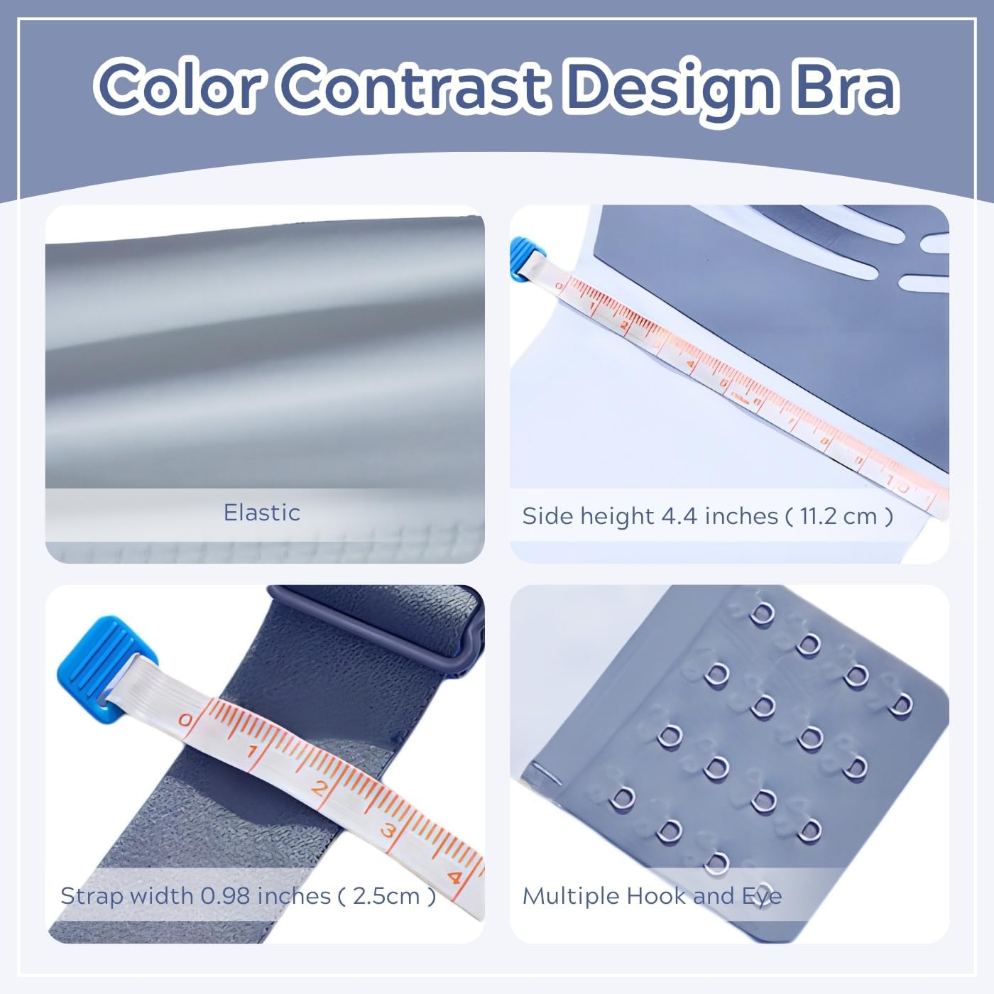 Bras for Women No Underwire, Full Coverage Seamless Bras for Everyday, Push Up Wireless Bra for Women Soft and Lightly - Image 5