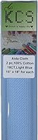 Vista 12 de KCS 2 piezas de tela de costura de algodón Aida de punto de cruz de 15 x 18 pulgadas (blanco antiguo, 14 unidades)