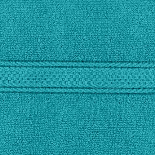 Image of Utopia Towels [6 Pack Premium Hand Towels Set, (16 x 28 inches) 100% Ring Spun Cotton, Ultra Soft and Highly Absorbent 600GSM Towels for Bathroom, Gym, Shower, Hotel, and Spa (Turquoise), UT0900