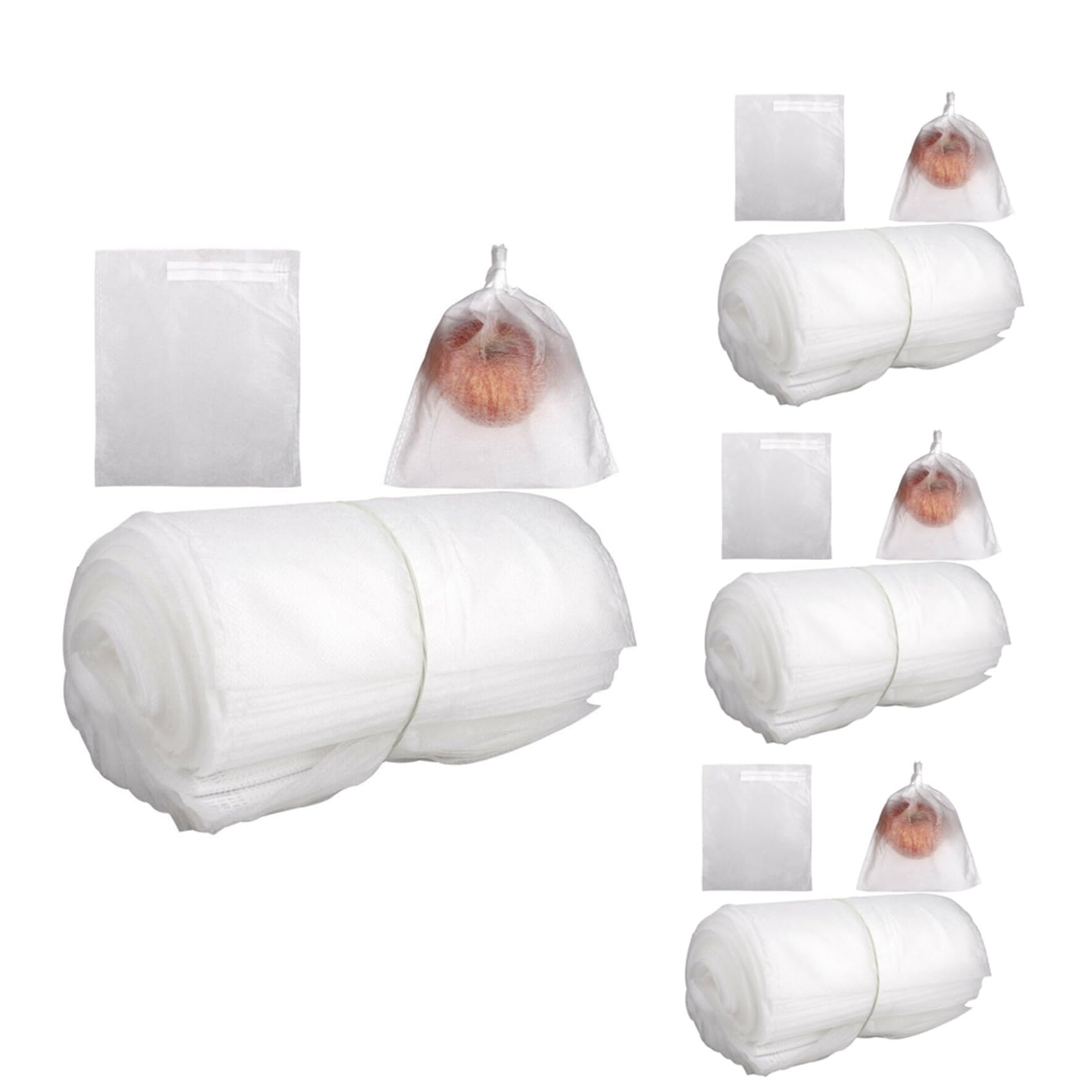 Hndhbfgrt 400PCS Garden Plant Fruit Cover Protect Net Mesh Bag Against Insect Bird