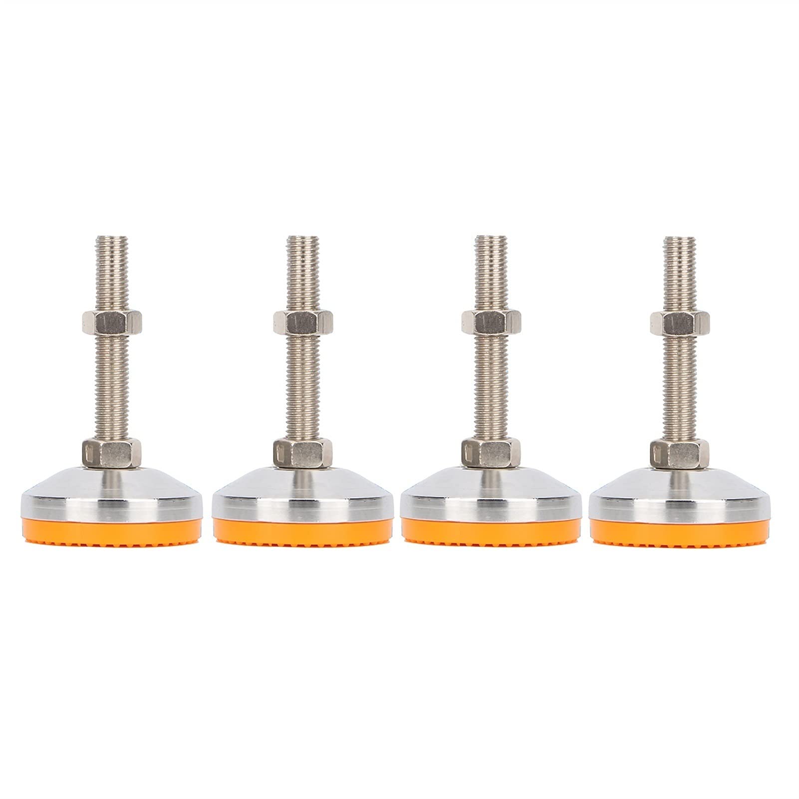 vfdaSWQQ levelling foot, M12 Thread Adjustable Furniture Leg Levelers, for Furniture，Mechanical Equipment Pack of 4