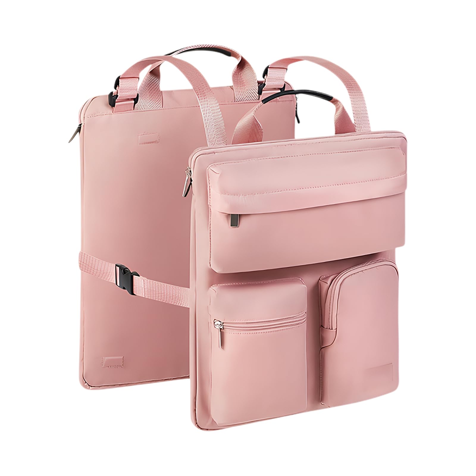 Koffer-Organizer, Tragetasche, Oxford-Tasche (Rosa) | Verstellbare Tragegurte – Koffer, Tablet, Reisepass, Wasser-Tasche mit Reißverschluss (Rosa)