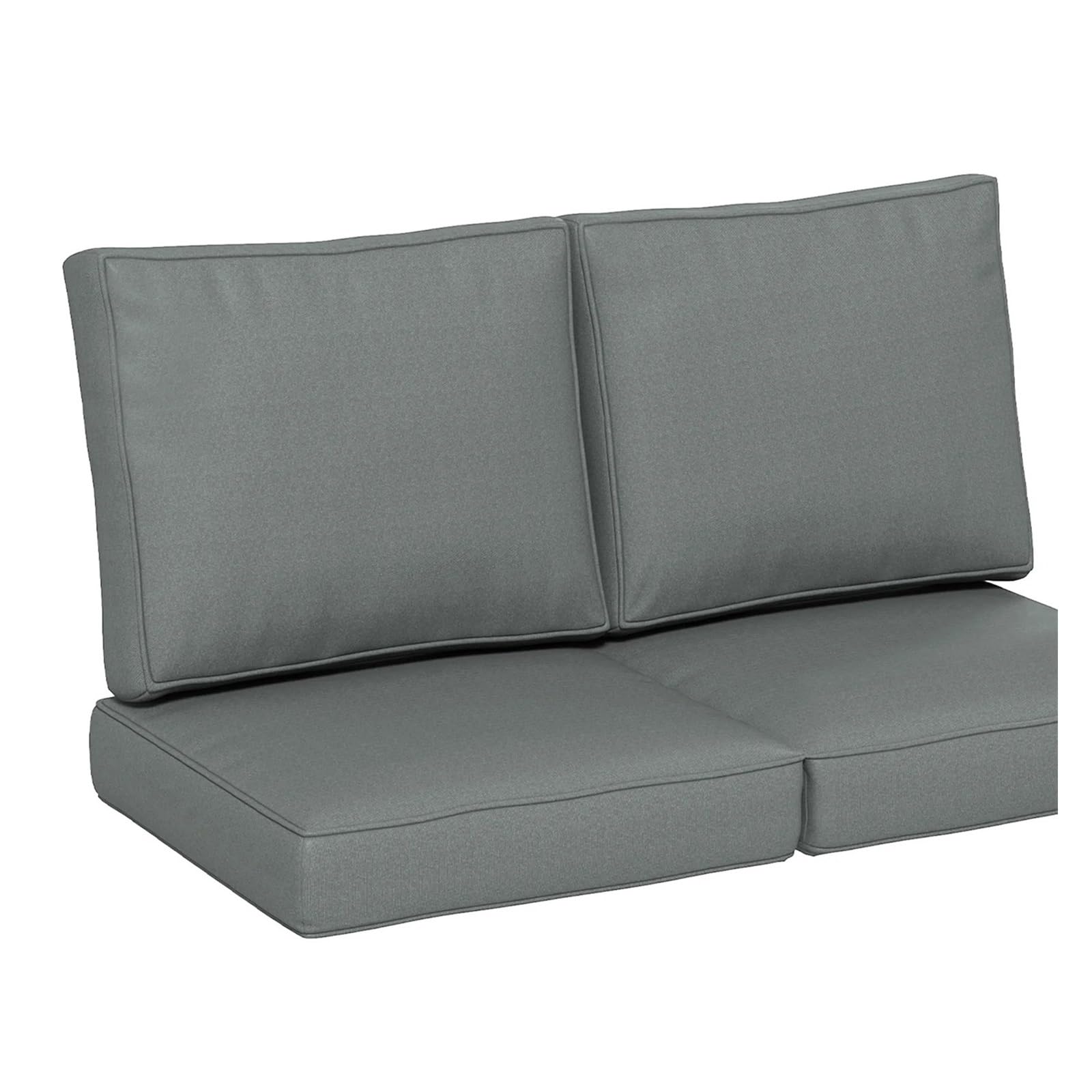 QAUUCP Bench Pad Cushion Outdoor Chair Cushions 2 Seater Seat Cushion with Back, for Garden