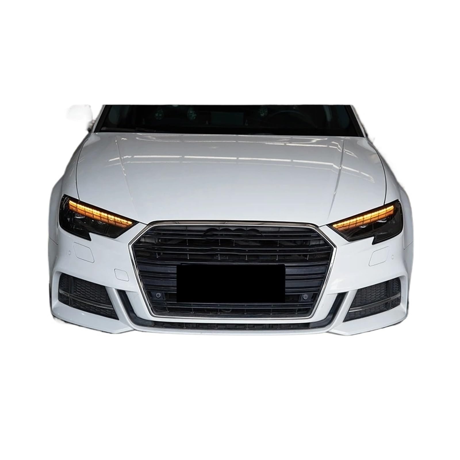 Faro Anteriore per Audi A3 2017-2020 Faro Anteriore DRL Lente proiettore Accessori automobilistici Luci per Auto Gruppo Faro Auto (Guida a Sinistra)