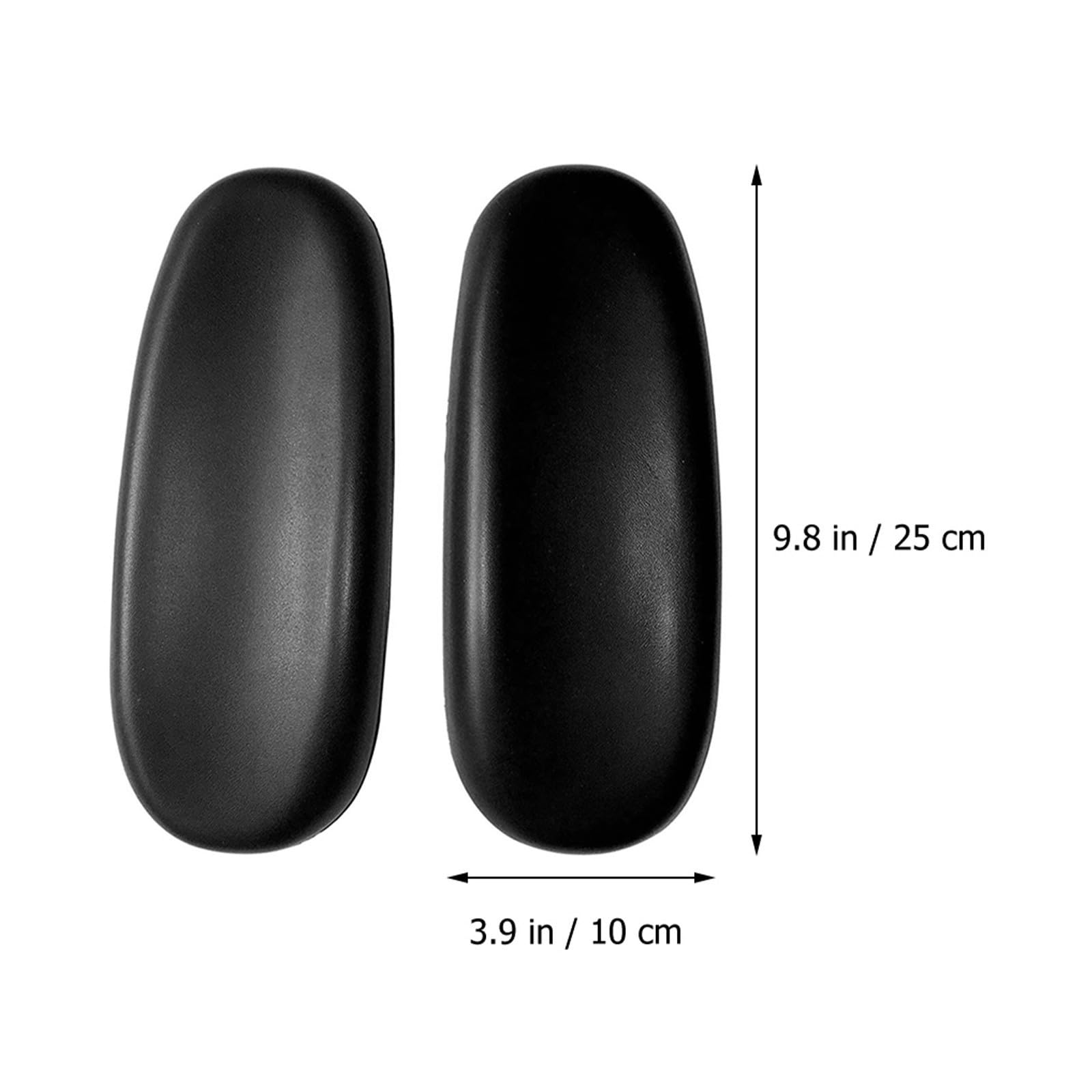 TOYANDONA 4 Piezas Almohadillas para Reposabrazos de Silla de Oficina PU