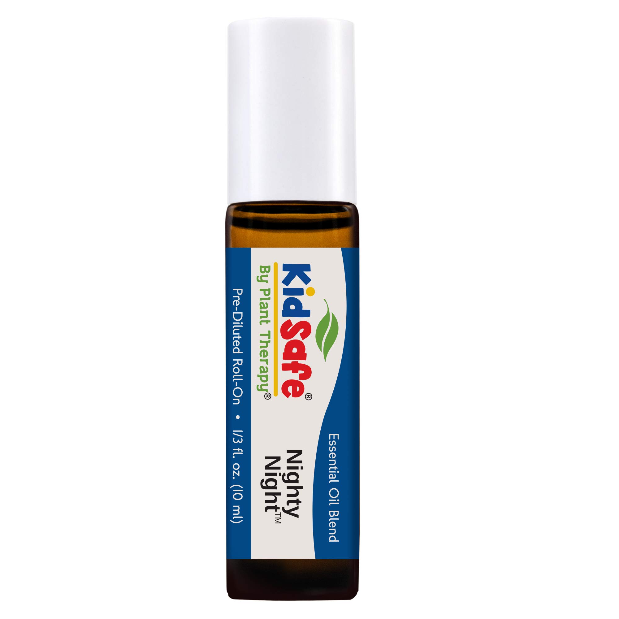 Plant Therapy Kids Nighty Night Essential Oil Blend for Sleep 10 mL (1/3 oz) Pre-Diluted Roll-On 100% Pure, Natural Aromatherapy, Therapeutic Grade