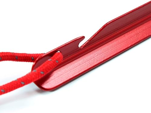 Miniatura 3 de ASR Outdoor 9 pulgadas de grado aeronáutico de aluminio de las estacas de la tienda de campaña de las estacas (paquete tamaños)