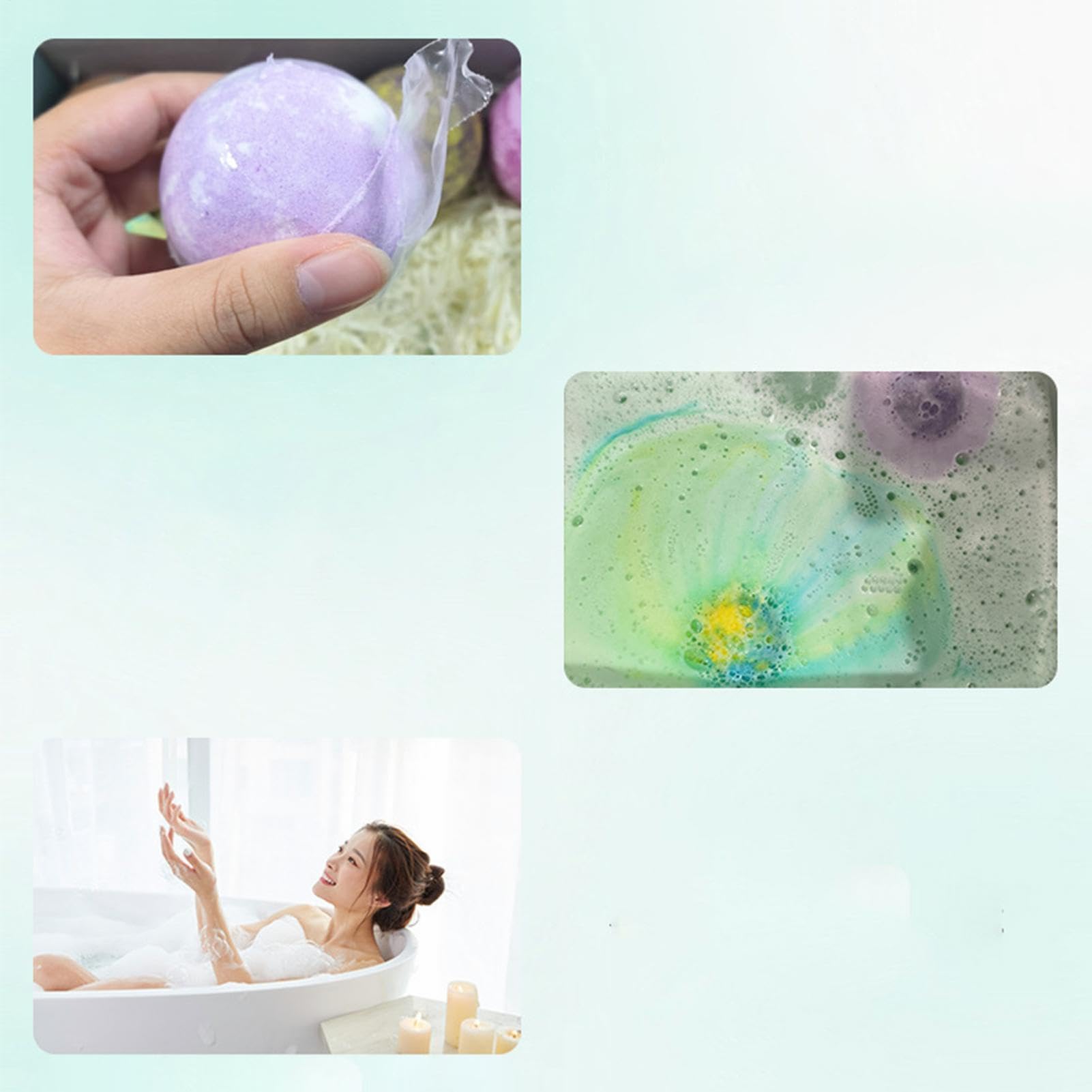 Bath Bombs con | 12 Pezzi Tema Animali Per Pulizia Del Corpo - Set Di Bagno Effervescente | per Regalo Compleanno, Estate, Viaggio, Casa, Asilo