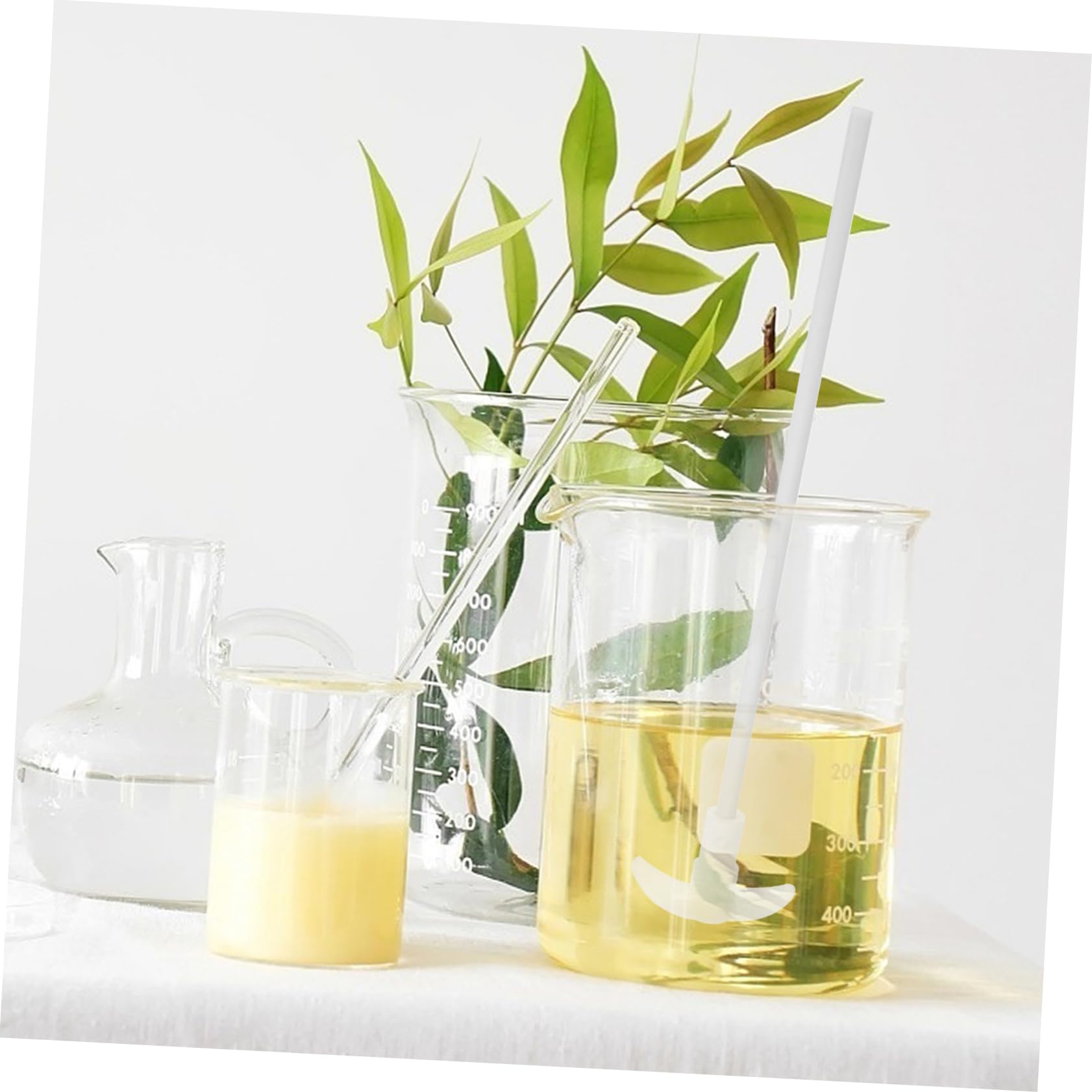 CHILDWEET 1pc Stirring Rod Coplin Jar Stirrers Magnetic Mixer Magnetic Stirrer Stir Sticks Electric Stirrer Drink Mix Magnetic Stir Bar Laboratory Stirrer Supply Whisk White PTFE re-usable