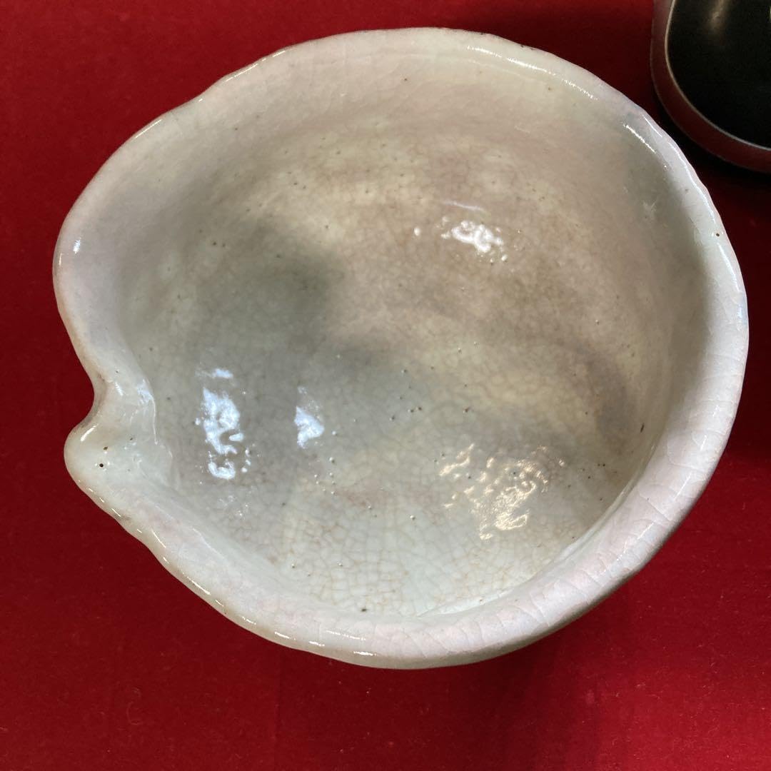 Tea Ceremony Hagi Ware Matcha Rice Bowl, Nanmyoji Kiln, Pair Till Pair Son